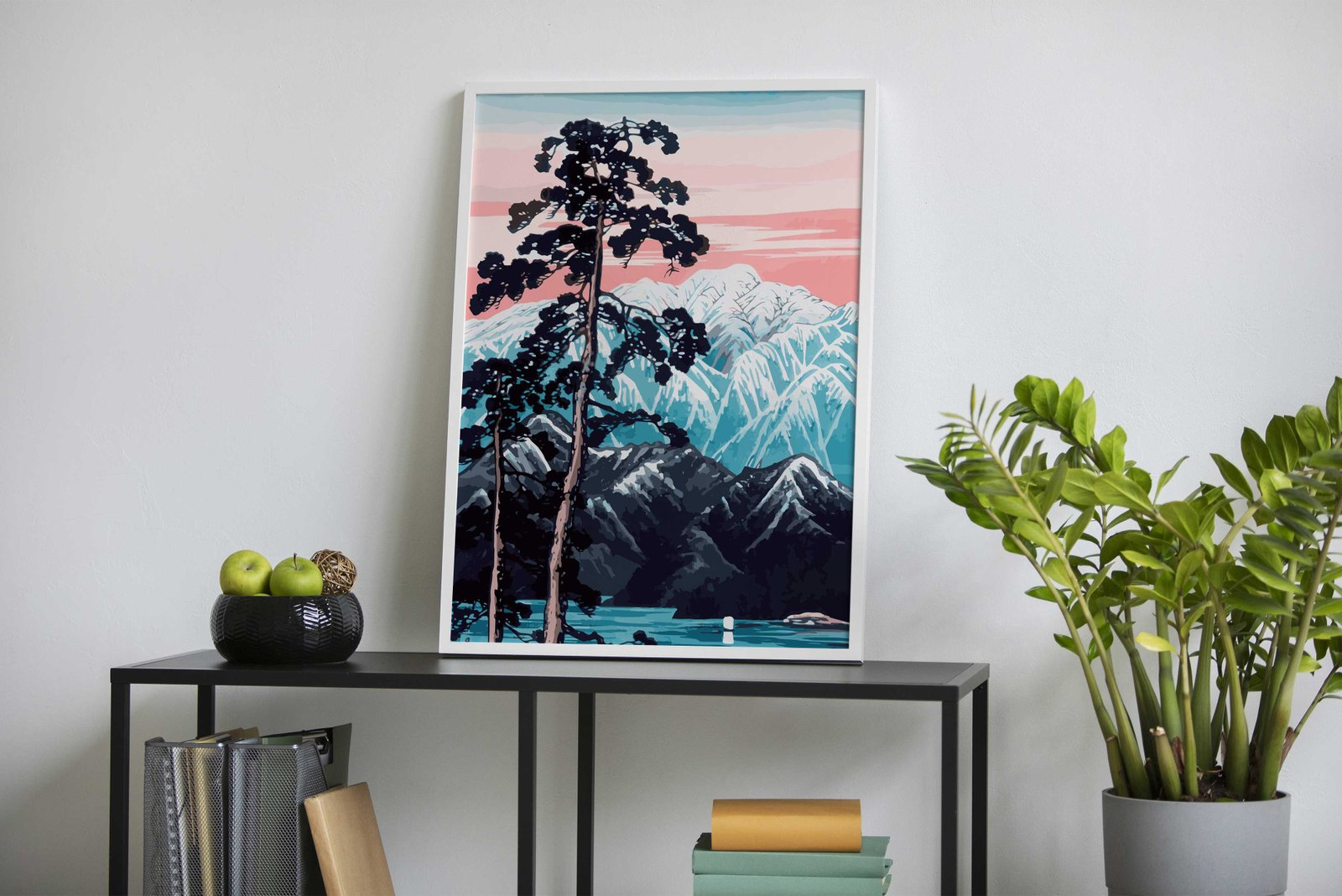 Lingering Snow Asian Style Poster | Wall Art for Home & Office | High-Quality Print - High-Quality Visual Display