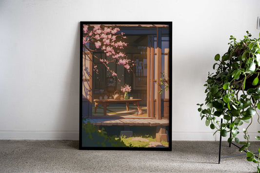 Lofi Afternoon in Japan Asian Style Poster | Wall Art for Home & Office | High-Quality Print - High-Quality Visual Display