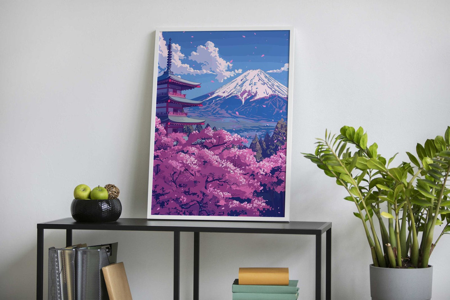 Lofi Pink Retro Asian Style Poster | Wall Art for Home & Office | High-Quality Print