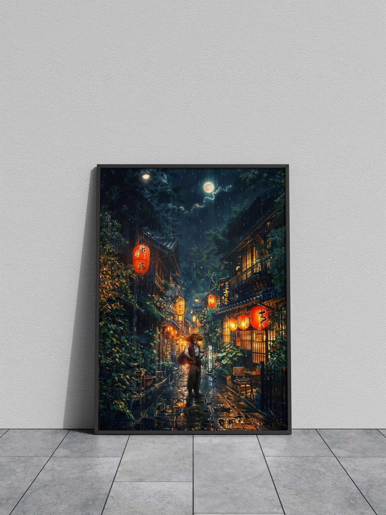Lone Samurai Asian Style Poster | Wall Art for Home & Office | High-Quality Print - High-Quality Visual Display