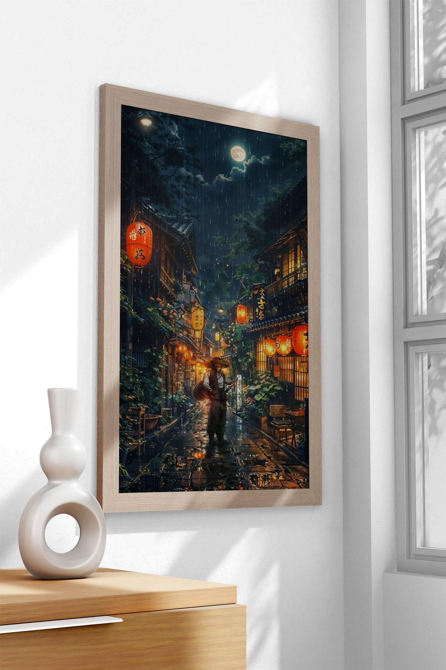 Lone Samurai Asian Style Poster | Wall Art for Home & Office | High-Quality Print - High-Quality Visual Display