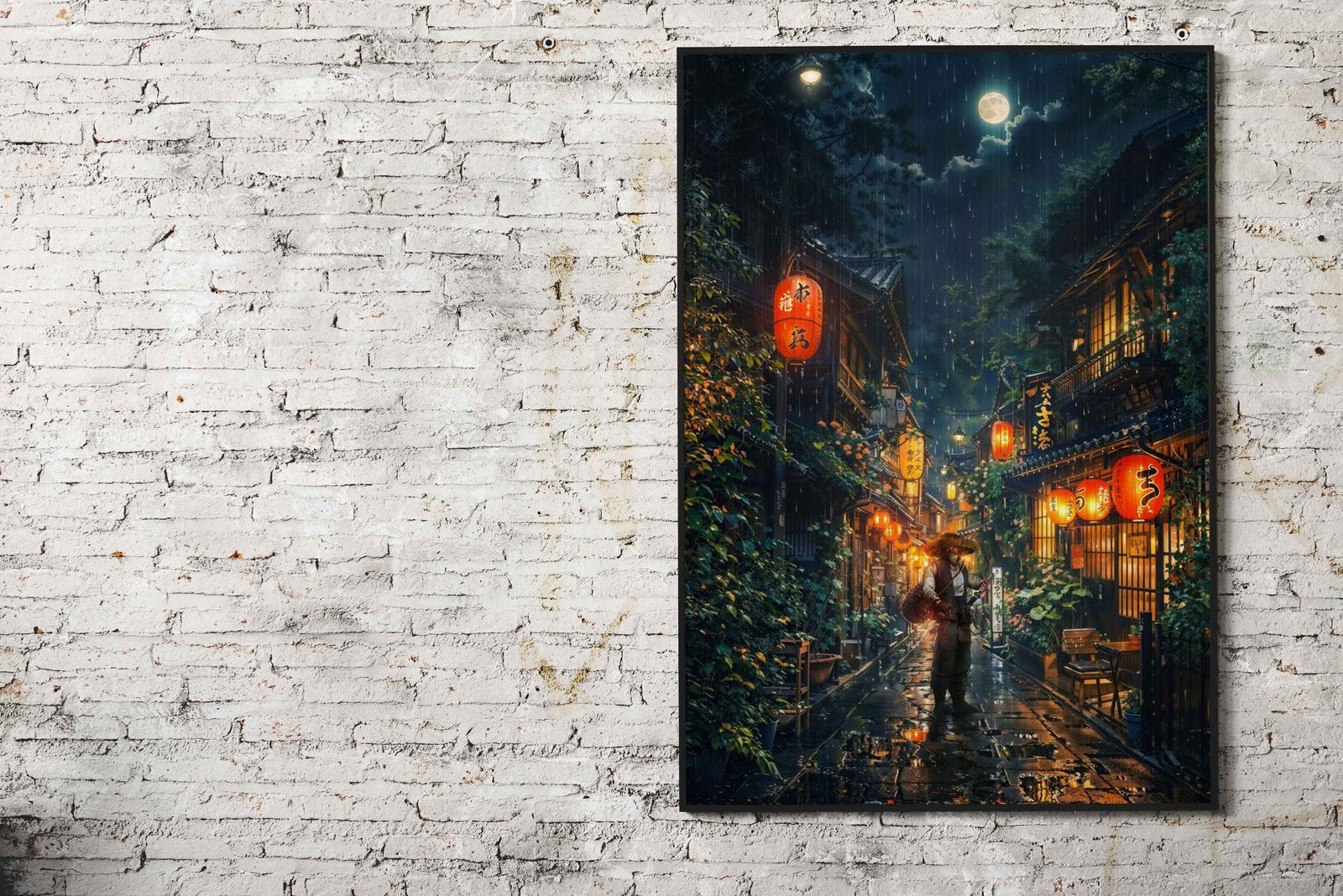 Lone Samurai Asian Style Poster | Wall Art for Home & Office | High-Quality Print - High-Quality Visual Display
