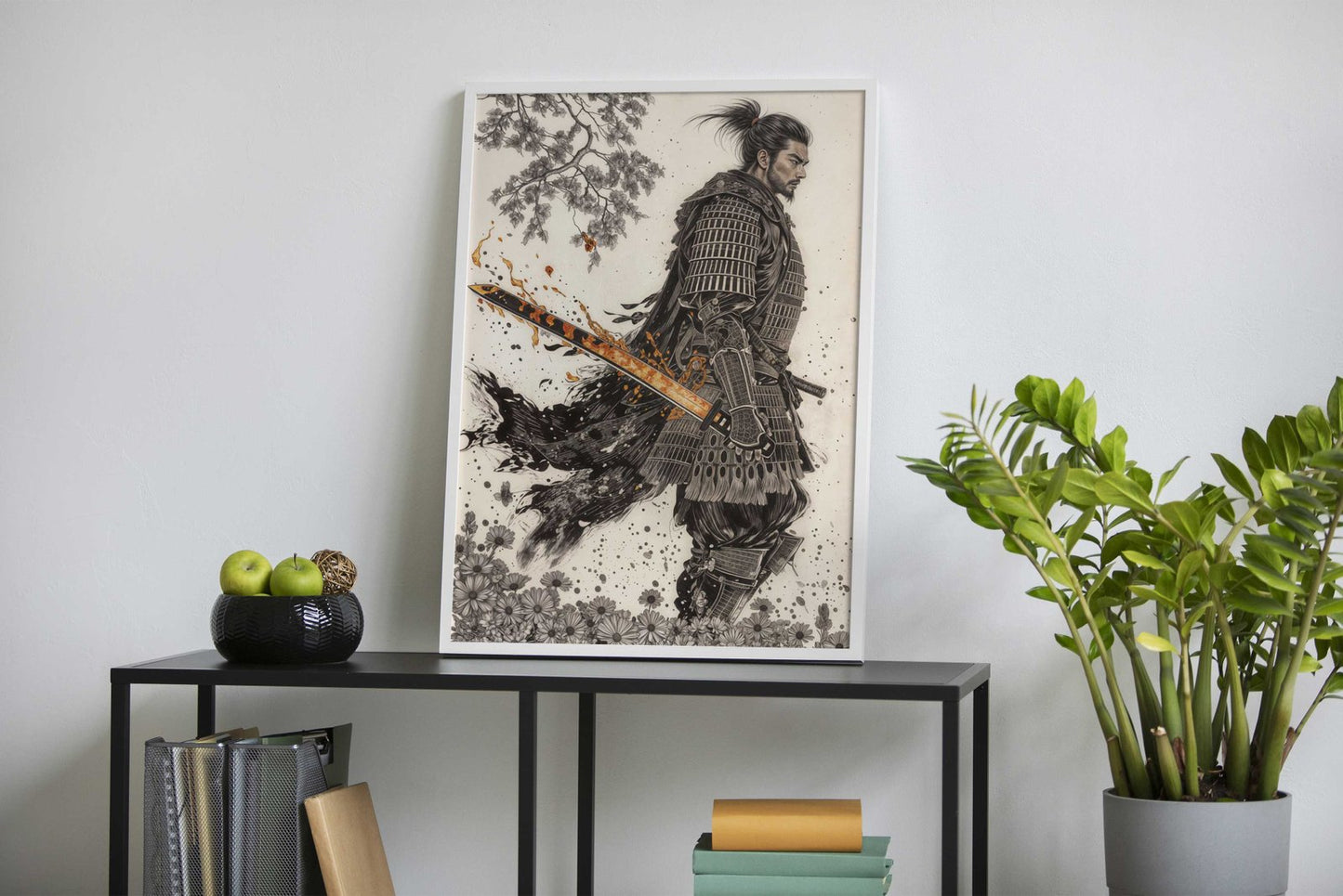 Lone Warrior Asian Style Poster | Wall Art for Home & Office | High-Quality Print - High-Quality Visual Display