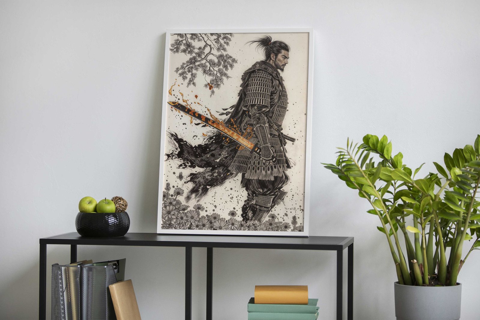 Lone Warrior Asian Style Poster | Wall Art for Home & Office | High-Quality Print - High-Quality Visual Display