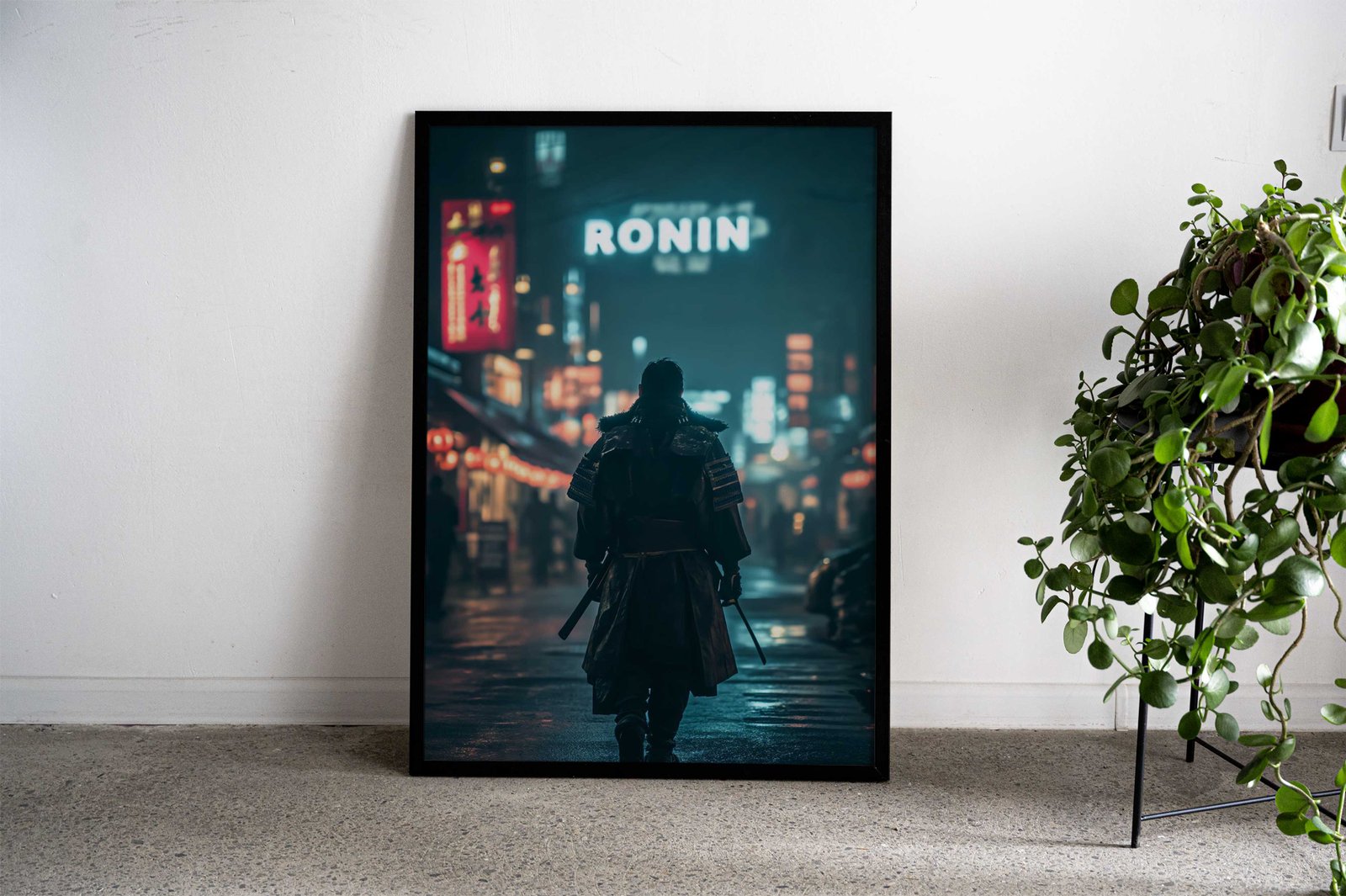 Lonely Ronin Asian Style Poster | Wall Art for Home & Office | High-Quality Print - High-Quality Visual Display