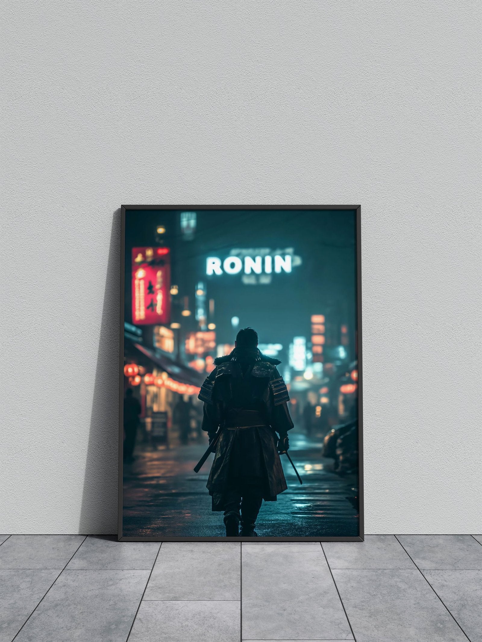Lonely Ronin Asian Style Poster | Wall Art for Home & Office | High-Quality Print - High-Quality Visual Display