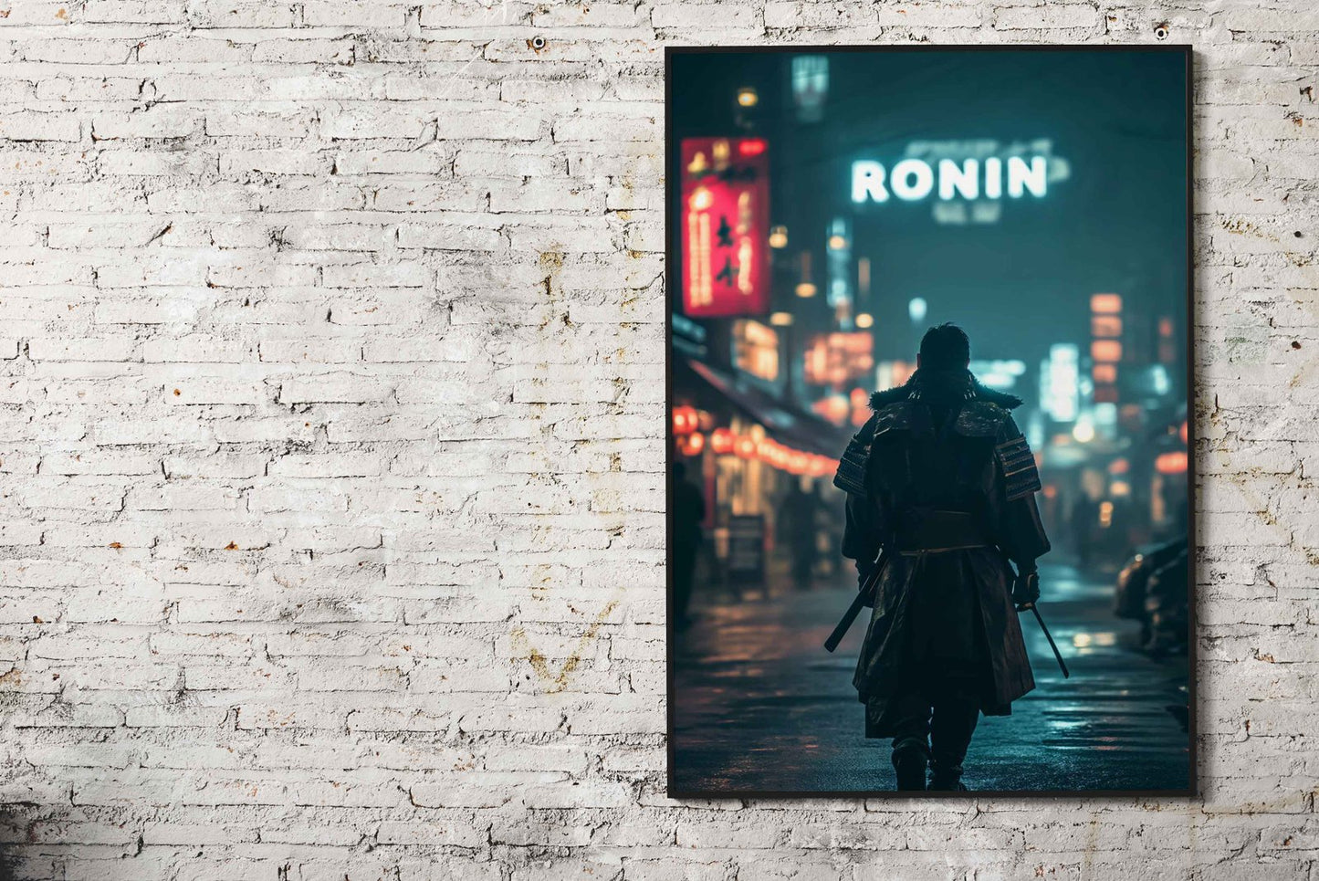 Lonely Ronin Asian Style Poster | Wall Art for Home & Office | High-Quality Print - High-Quality Visual Display