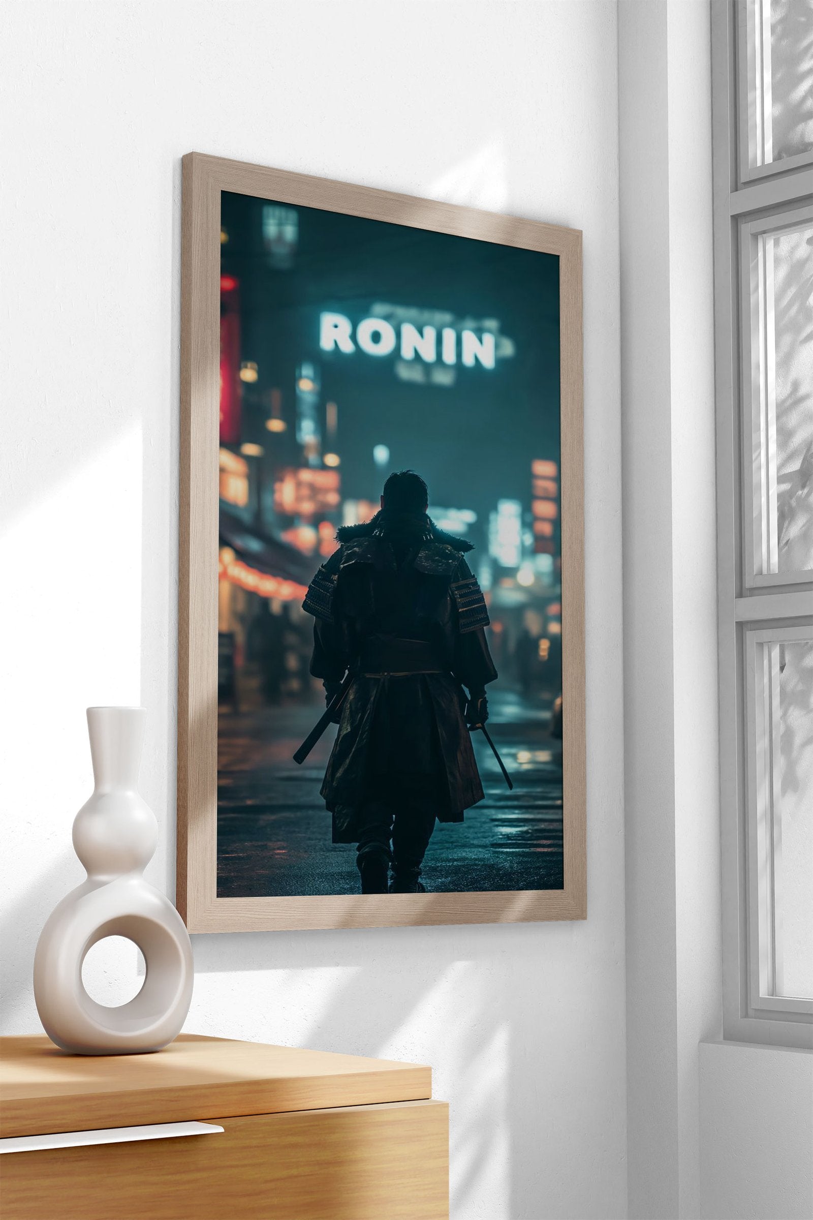 Lonely Ronin Asian Style Poster | Wall Art for Home & Office | High-Quality Print - High-Quality Visual Display