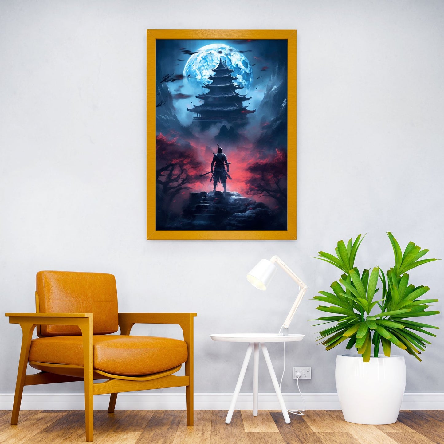 Lonely Samurai Asian Style Poster | Wall Art for Home & Office | High-Quality Print - High-Quality Visual Display