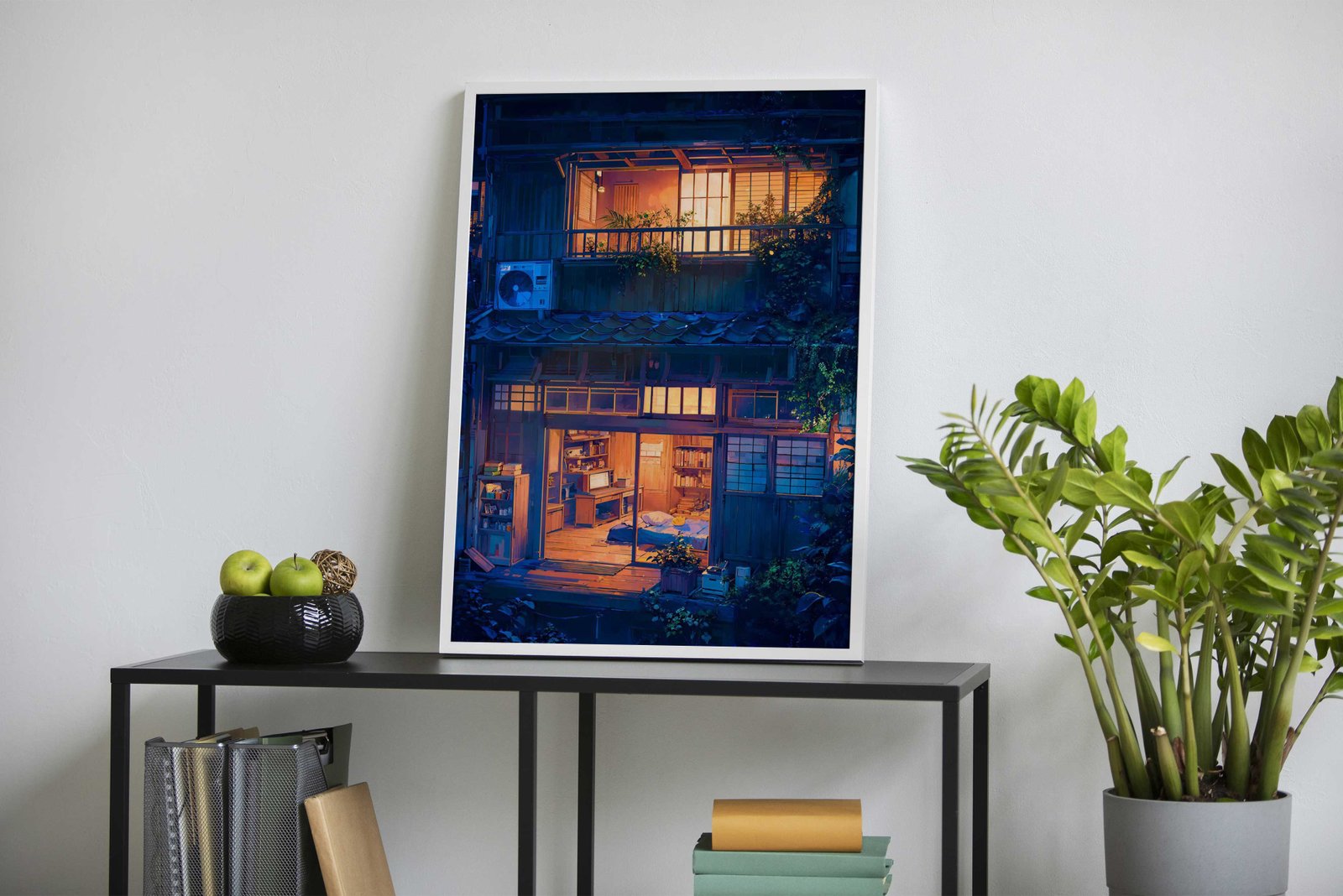Looking in Asian Style Poster | Wall Art for Home & Office | High-Quality Print - High-Quality Visual Display