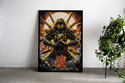 Lord of japanese Samurai Asian Style Poster | Wall Art for Home & Office | High-Quality Print - High-Quality Visual Display