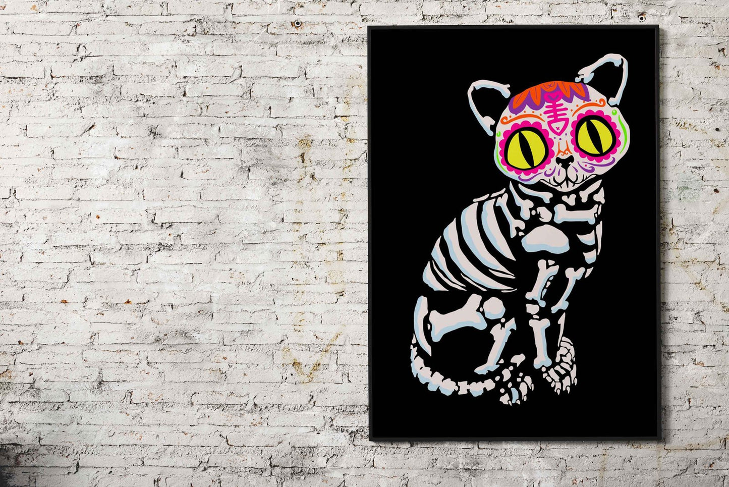 Los Meowrtos Asian Style Poster | Wall Art for Home & Office | High-Quality Print - High-Quality Visual Display