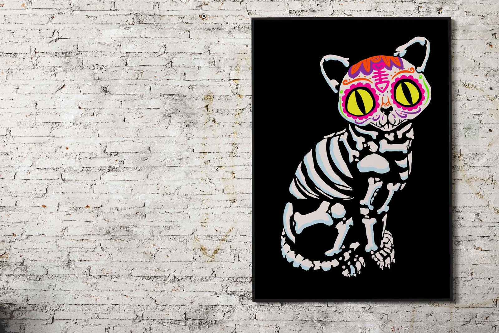 Los Meowrtos Asian Style Poster | Wall Art for Home & Office | High-Quality Print - High-Quality Visual Display