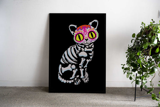 Los Meowrtos Asian Style Poster | Wall Art for Home & Office | High-Quality Print - High-Quality Visual Display