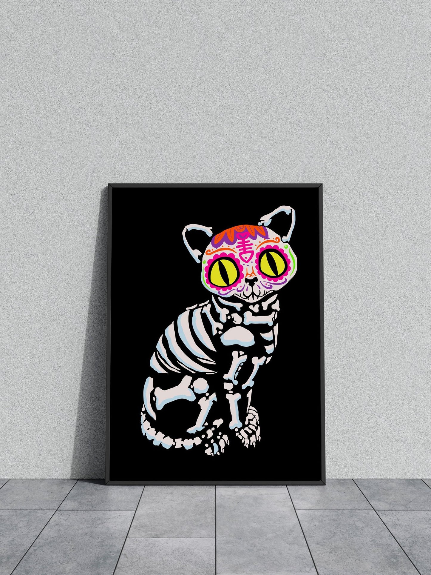 Los Meowrtos Asian Style Poster | Wall Art for Home & Office | High-Quality Print - High-Quality Visual Display