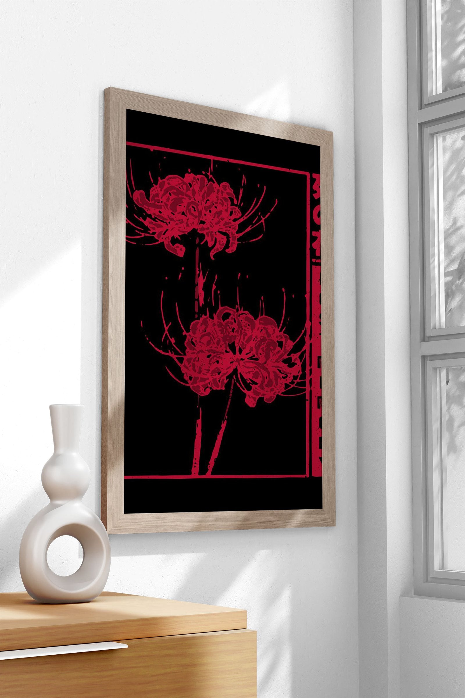 Lost Memory spider lily Asian Style Poster | Wall Art for Home & Office | High-Quality Print - High-Quality Visual Display