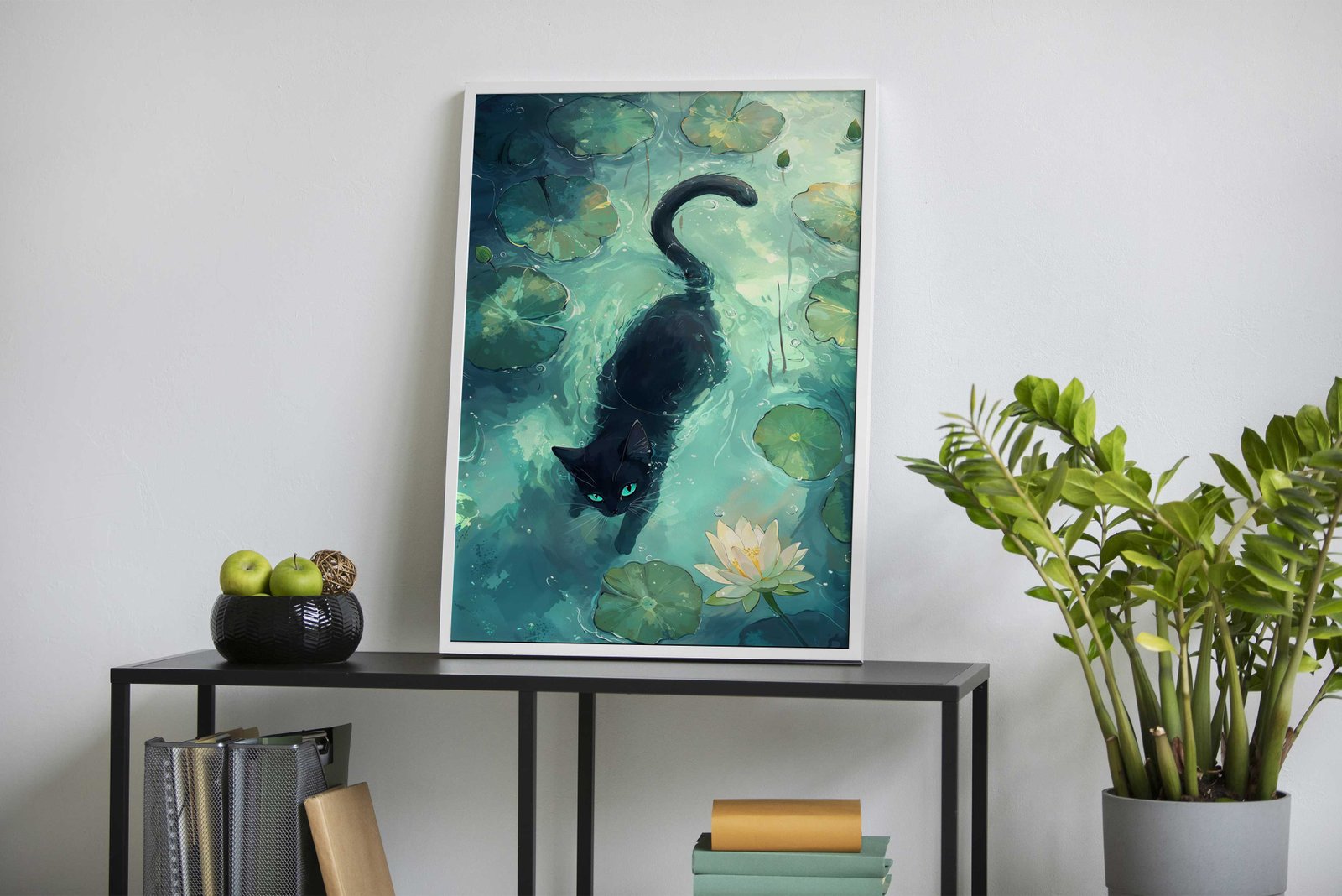 Lotus Prowl Asian Style Poster | Wall Art for Home & Office | High-Quality Print - High-Quality Visual Display