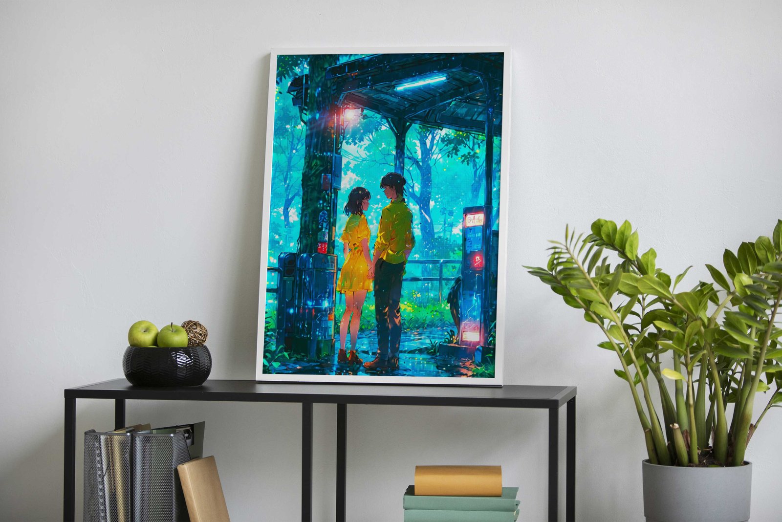 Love Scene Asian Style Poster | Wall Art for Home & Office | High-Quality Print - High-Quality Visual Display