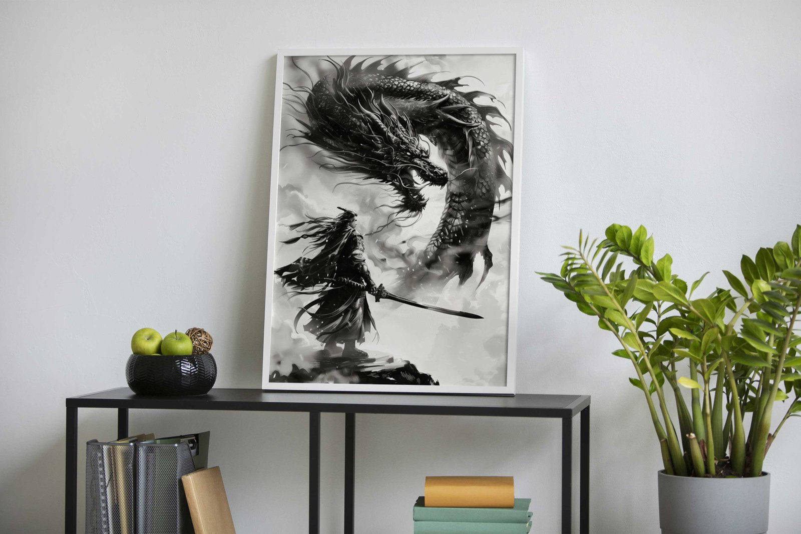 Loyal dragon ink wash Asian Style Poster | Wall Art for Home & Office | High-Quality Print - High-Quality Visual Display
