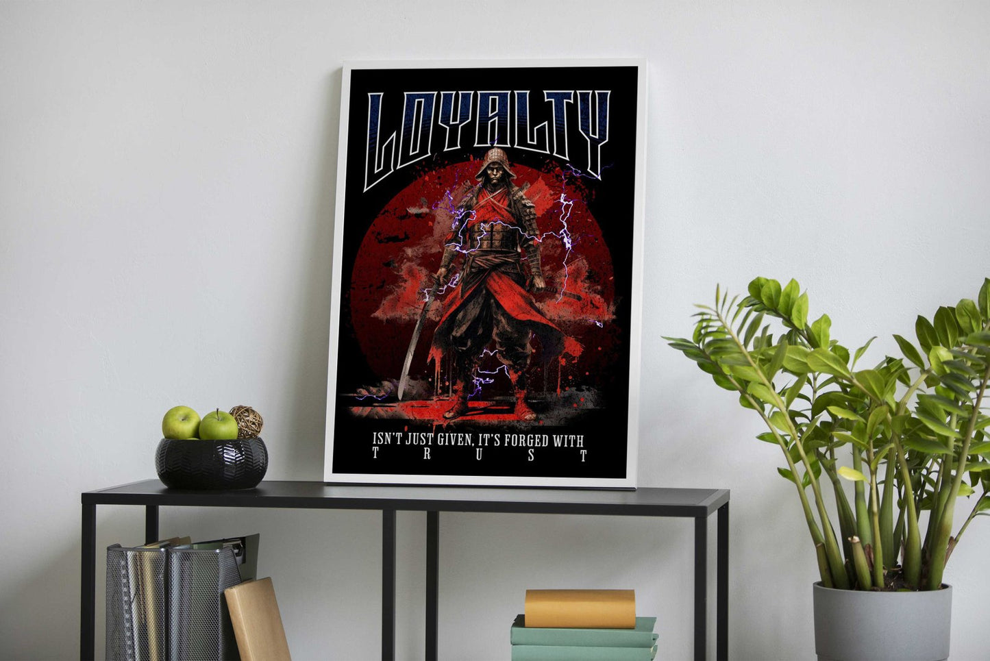 Loyalty Samurai Asian Style Poster | Wall Art for Home & Office | High-Quality Print - High-Quality Visual Display