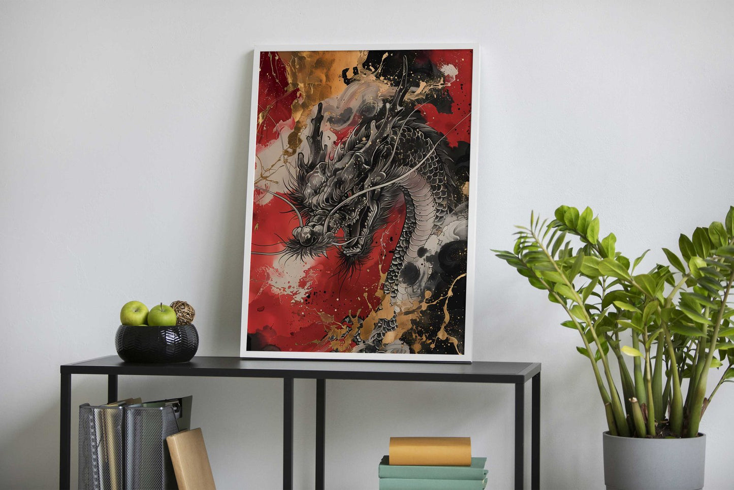 Lucky Asian Dragon Asian Style Poster | Wall Art for Home & Office | High-Quality Print - High-Quality Visual Display