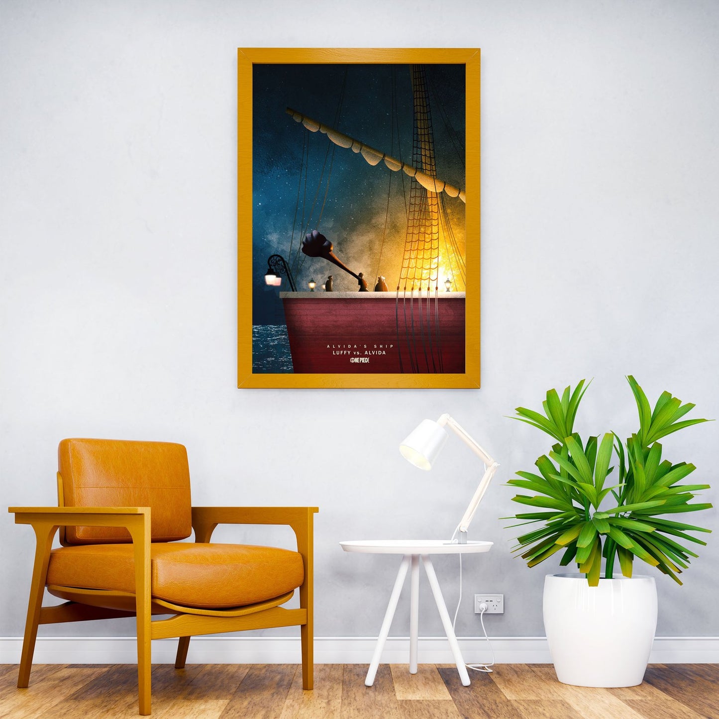 Luffy vs Alvida Asian Style Poster | Wall Art for Home & Office | High-Quality Print - High-Quality Visual Display