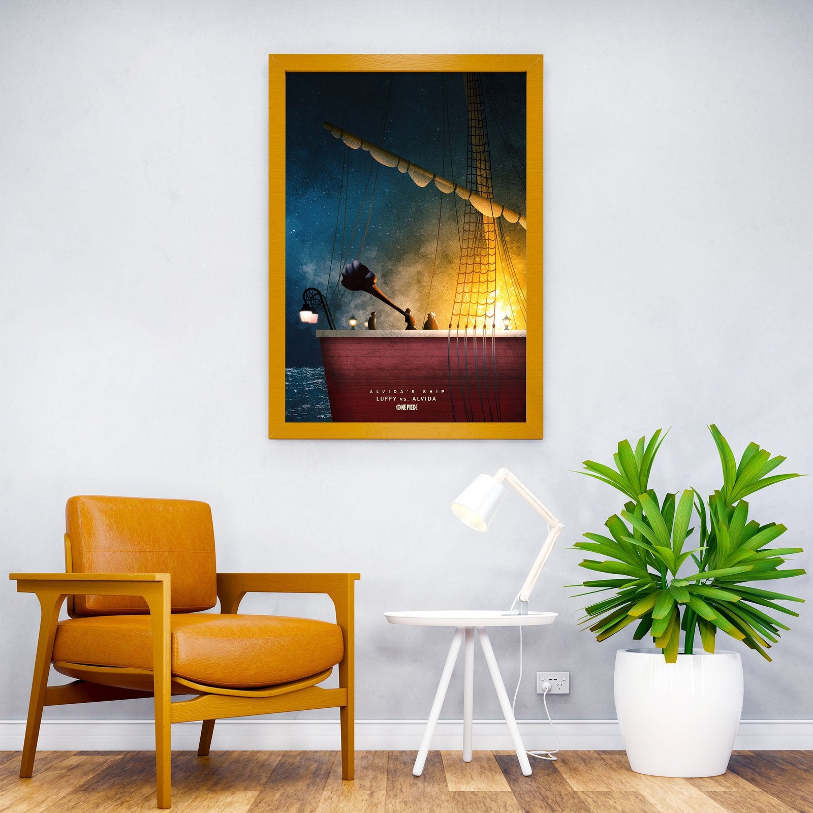 Luffy vs Alvida Asian Style Poster | Wall Art for Home & Office | High-Quality Print - High-Quality Visual Display