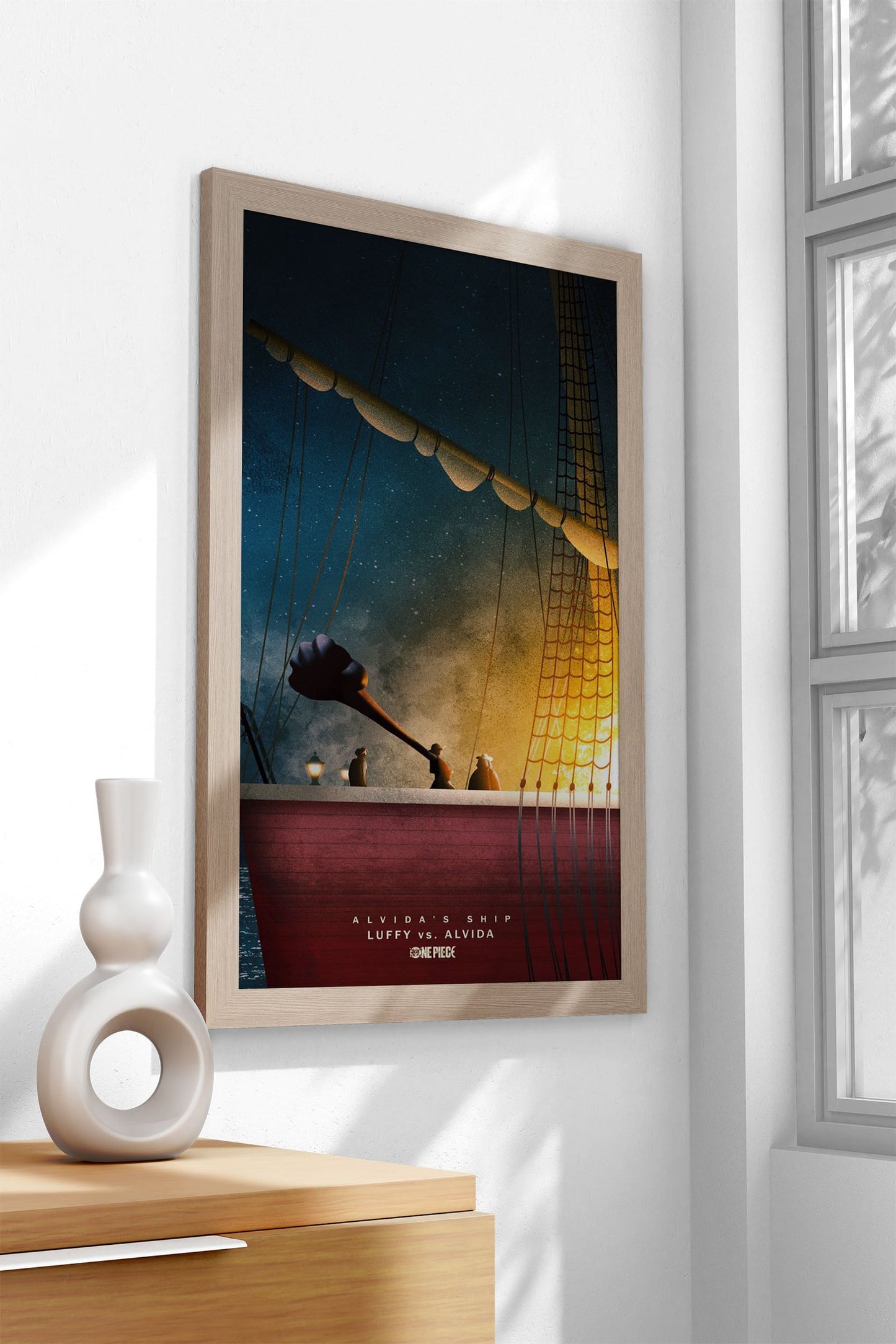 Luffy vs Alvida Asian Style Poster | Wall Art for Home & Office | High-Quality Print - High-Quality Visual Display