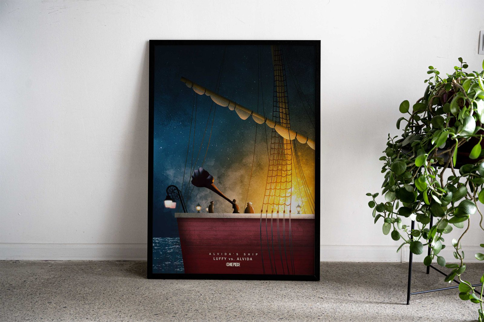 Luffy vs Alvida Asian Style Poster | Wall Art for Home & Office | High-Quality Print - High-Quality Visual Display