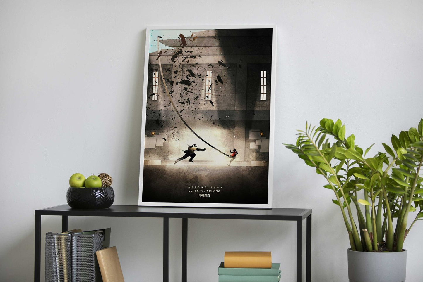 Luffy vs Arlong Asian Style Poster | Wall Art for Home & Office | High-Quality Print - High-Quality Visual Display