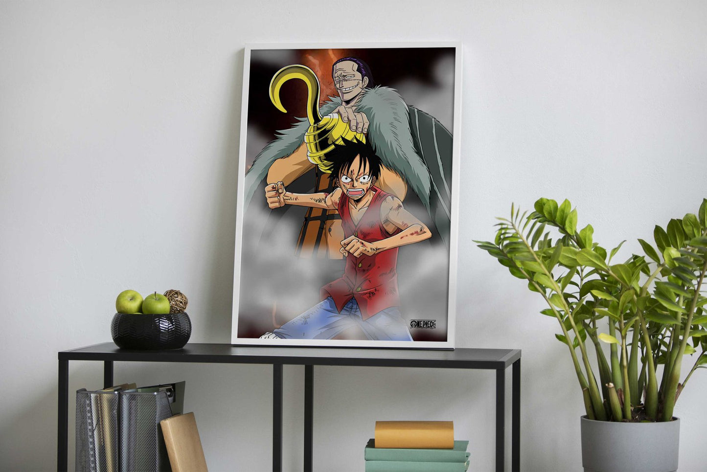 Luffy vs Crocodile Asian Style Poster | Wall Art for Home & Office | High-Quality Print - High-Quality Visual Display