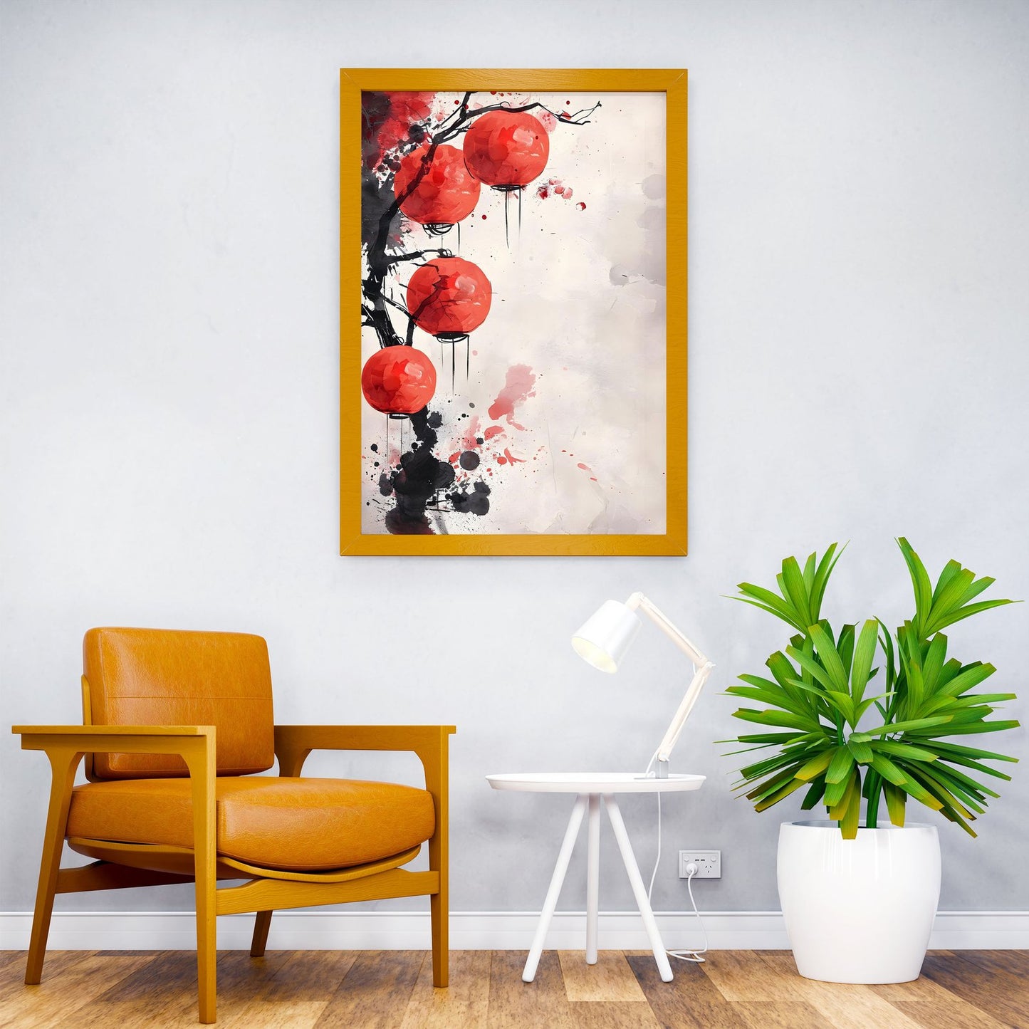 Luminous Tranquility Asian Style Poster | Wall Art for Home & Office | High-Quality Print - High-Quality Visual Display