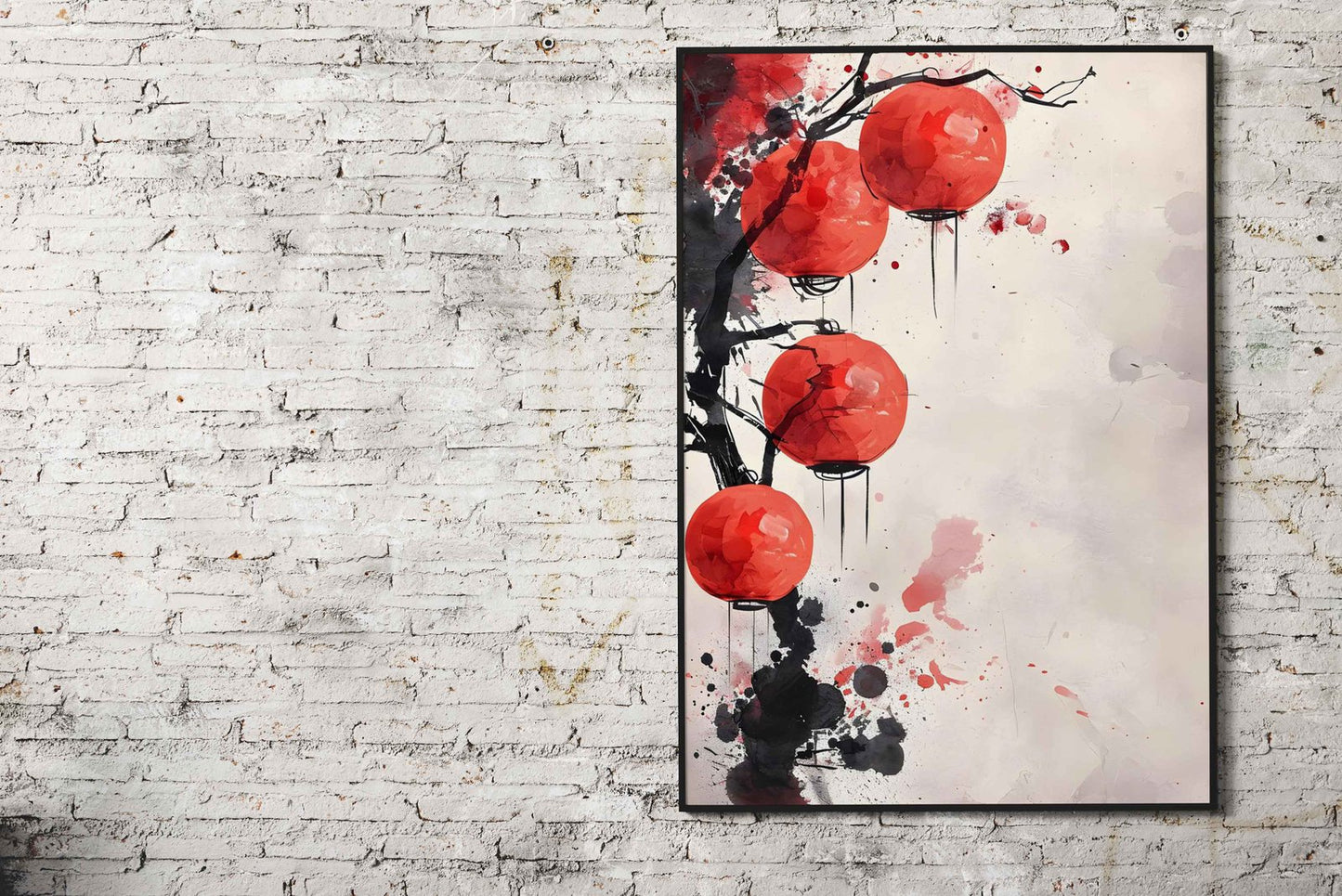 Luminous Tranquility Asian Style Poster | Wall Art for Home & Office | High-Quality Print - High-Quality Visual Display