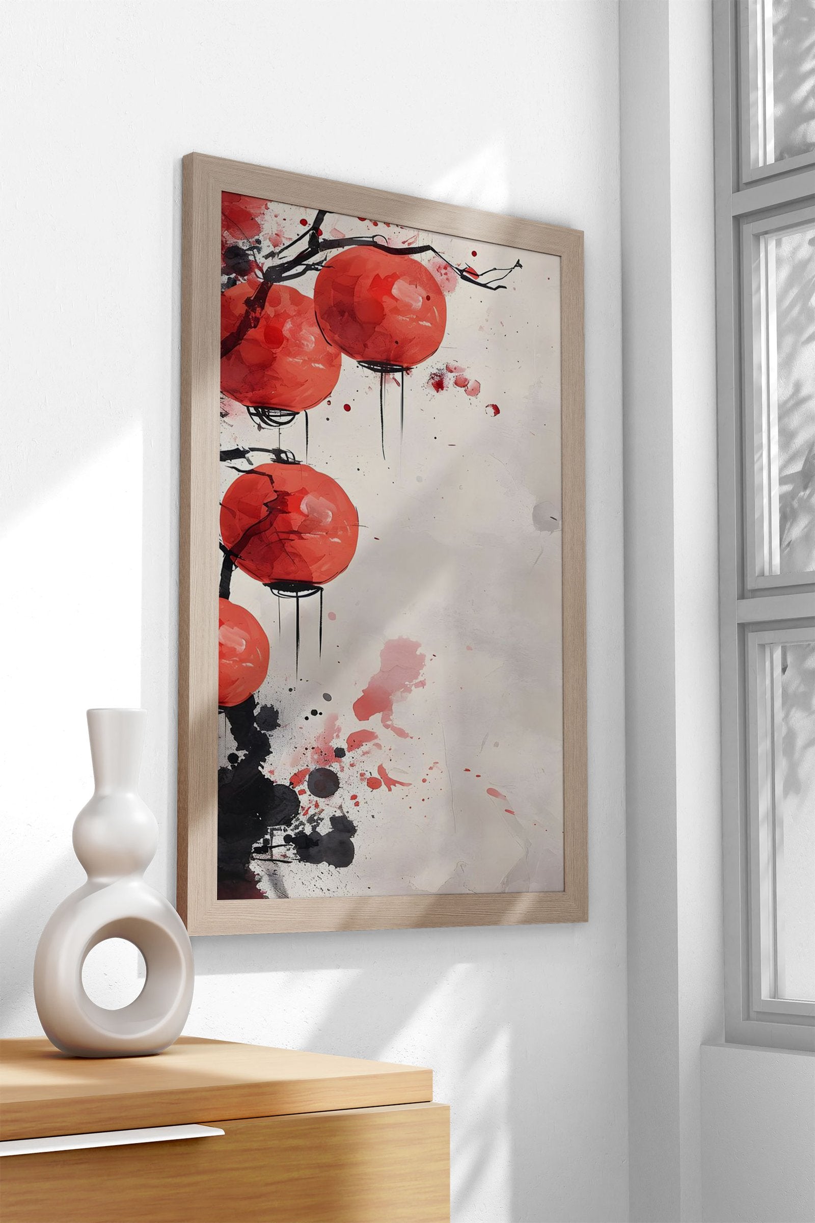 Luminous Tranquility Asian Style Poster | Wall Art for Home & Office | High-Quality Print - High-Quality Visual Display