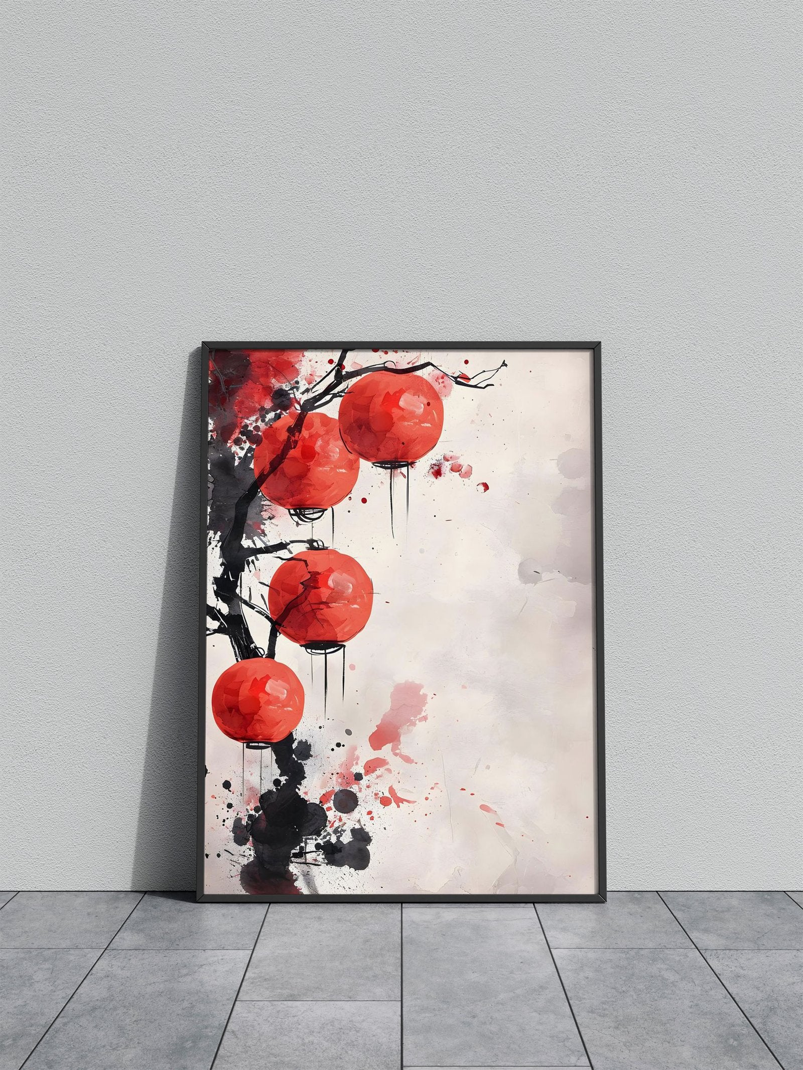 Luminous Tranquility Asian Style Poster | Wall Art for Home & Office | High-Quality Print - High-Quality Visual Display