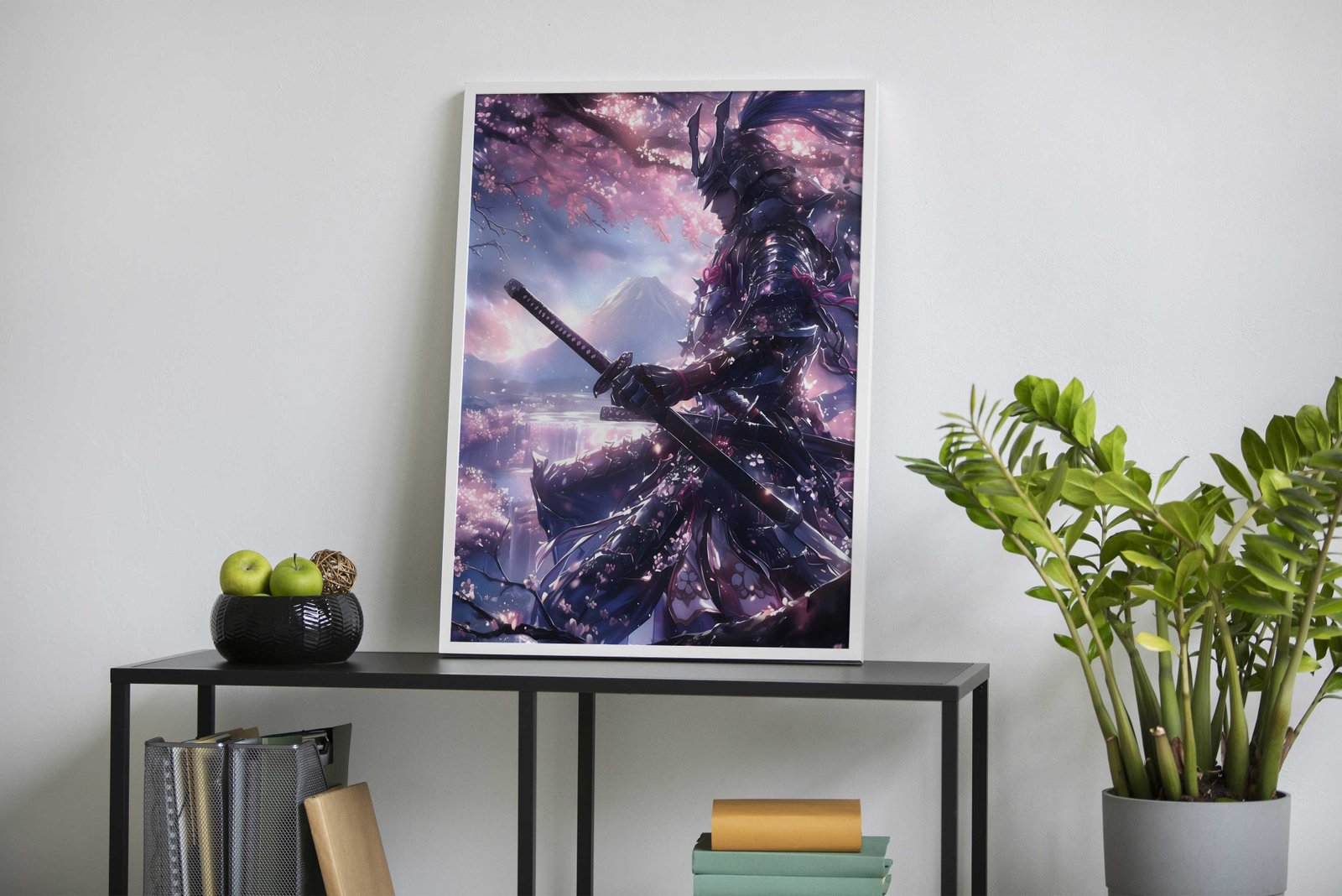 Majestic Blossom Samurai Asian Style Poster | Wall Art for Home & Office | High-Quality Print - High-Quality Visual Display