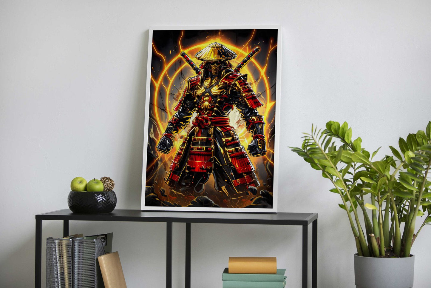 Majestic Golden Samurai Asian Style Poster | Wall Art for Home & Office | High-Quality Print - High-Quality Visual Display