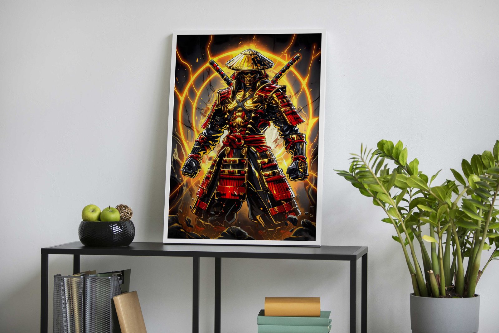 Majestic Golden Samurai Asian Style Poster | Wall Art for Home & Office | High-Quality Print - High-Quality Visual Display