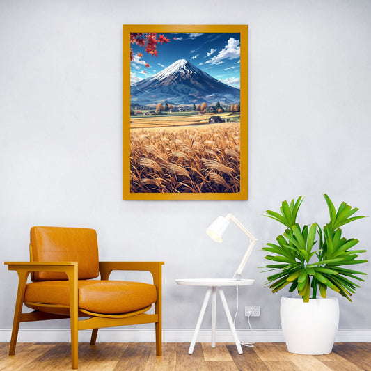 Majestic Mount Fuji Asian Style Poster | Wall Art for Home & Office | High-Quality Print - High-Quality Visual Display