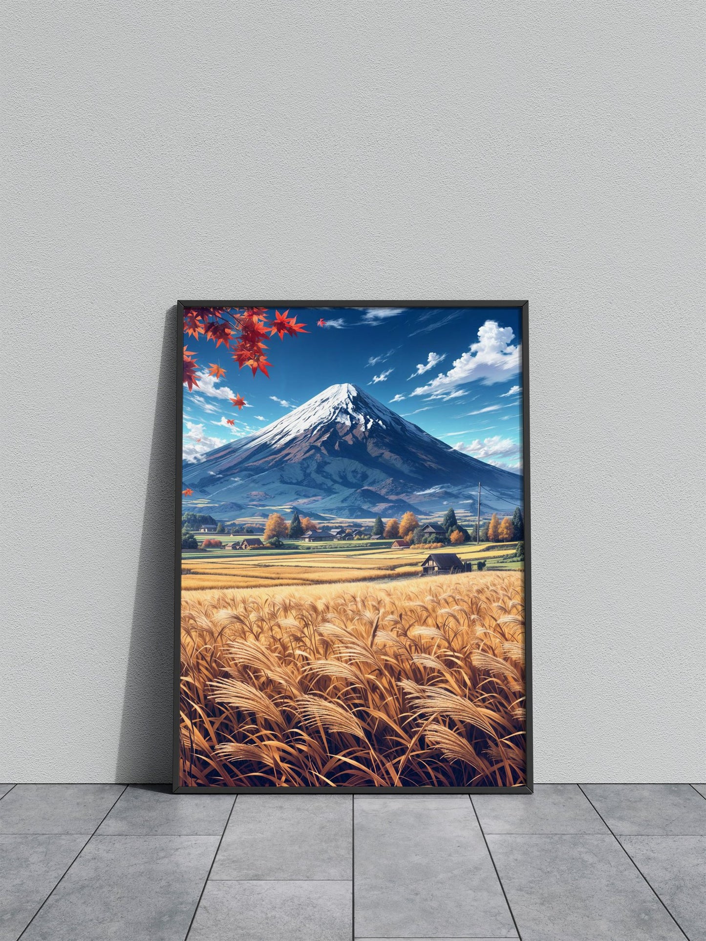 Majestic Mount Fuji Asian Style Poster | Wall Art for Home & Office | High-Quality Print - High-Quality Visual Display