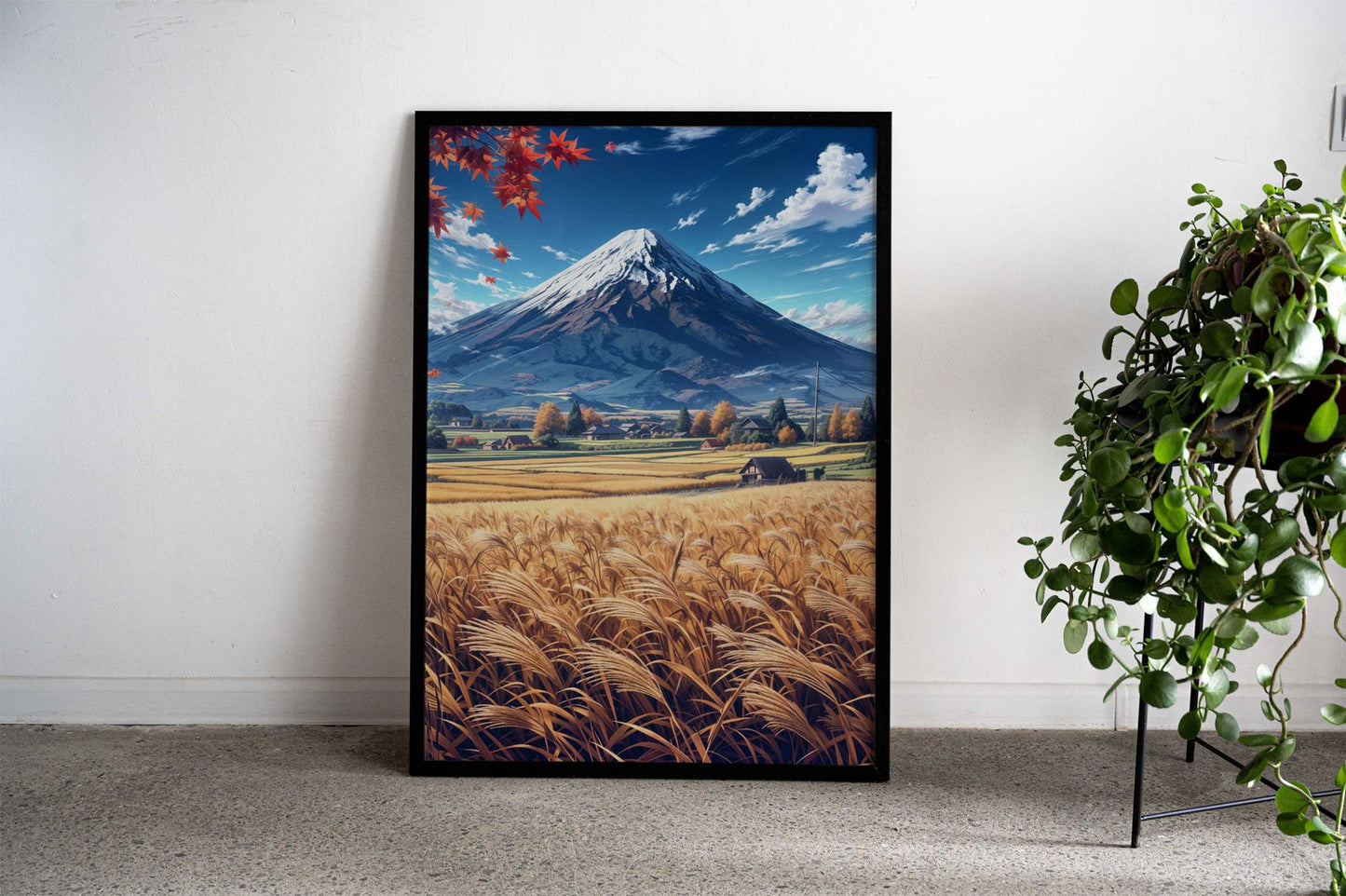 Majestic Mount Fuji Asian Style Poster | Wall Art for Home & Office | High-Quality Print - High-Quality Visual Display