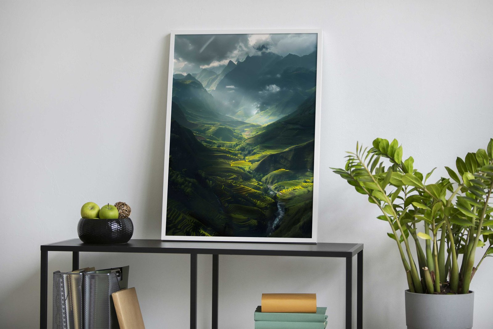 Majestic Rice Terraces Asian Style Poster | Wall Art for Home & Office | High-Quality Print - High-Quality Visual Display