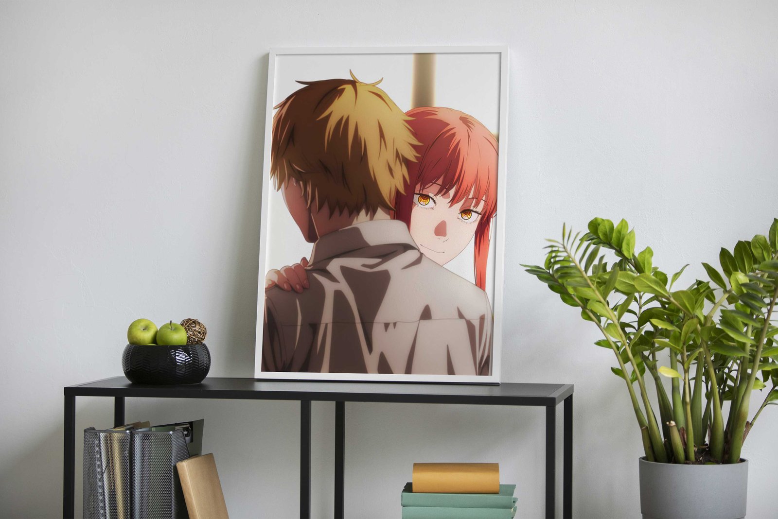 Makima & Denji Asian Style Poster | Wall Art for Home & Office | High-Quality Print - High-Quality Visual Display