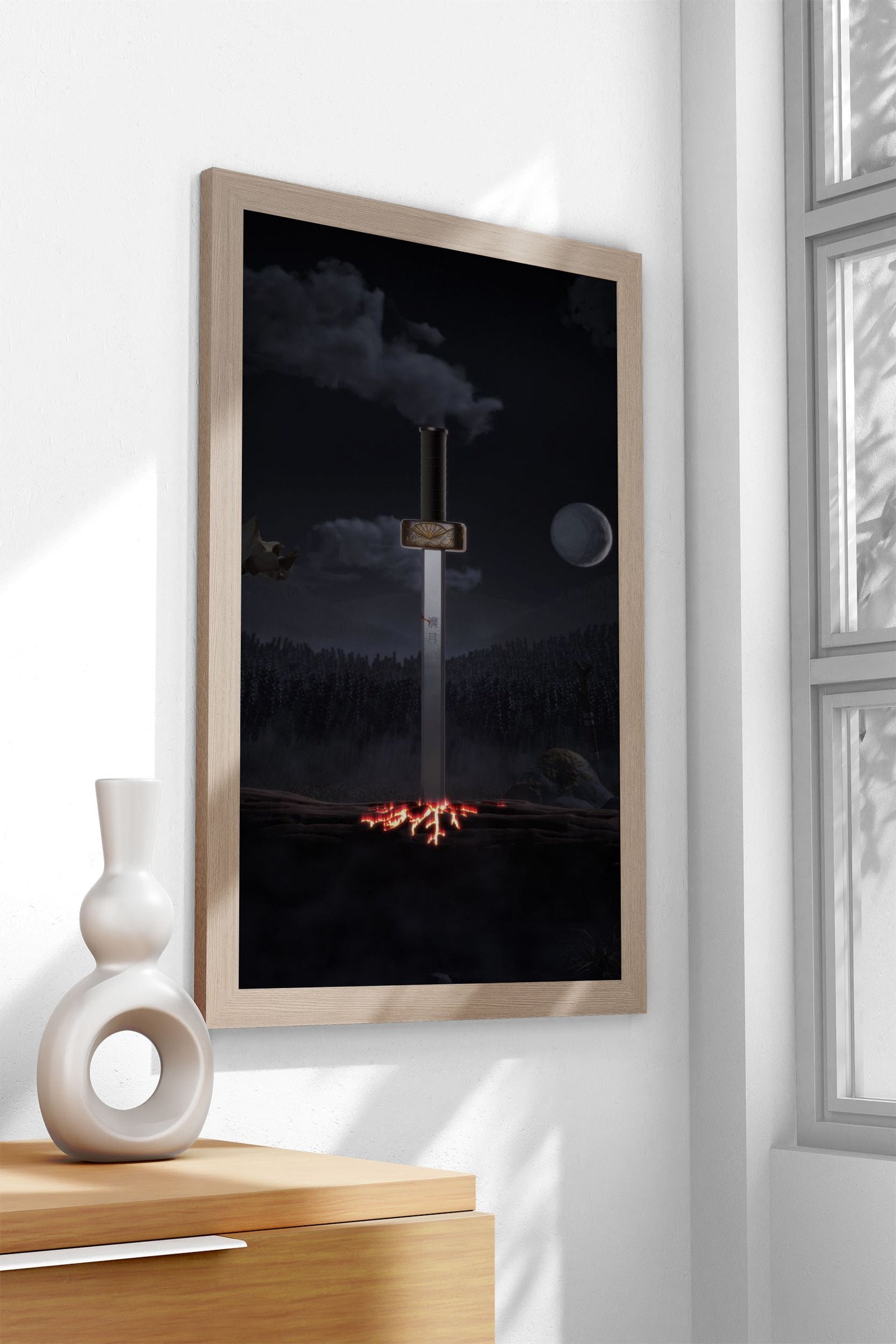 Man Wol Asian Style Poster | Wall Art for Home & Office | High-Quality Print - High-Quality Visual Display