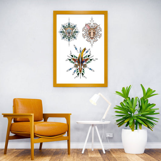 Mandala compilation 6 Asian Style Poster | Wall Art for Home & Office | High-Quality Print - High-Quality Visual Display