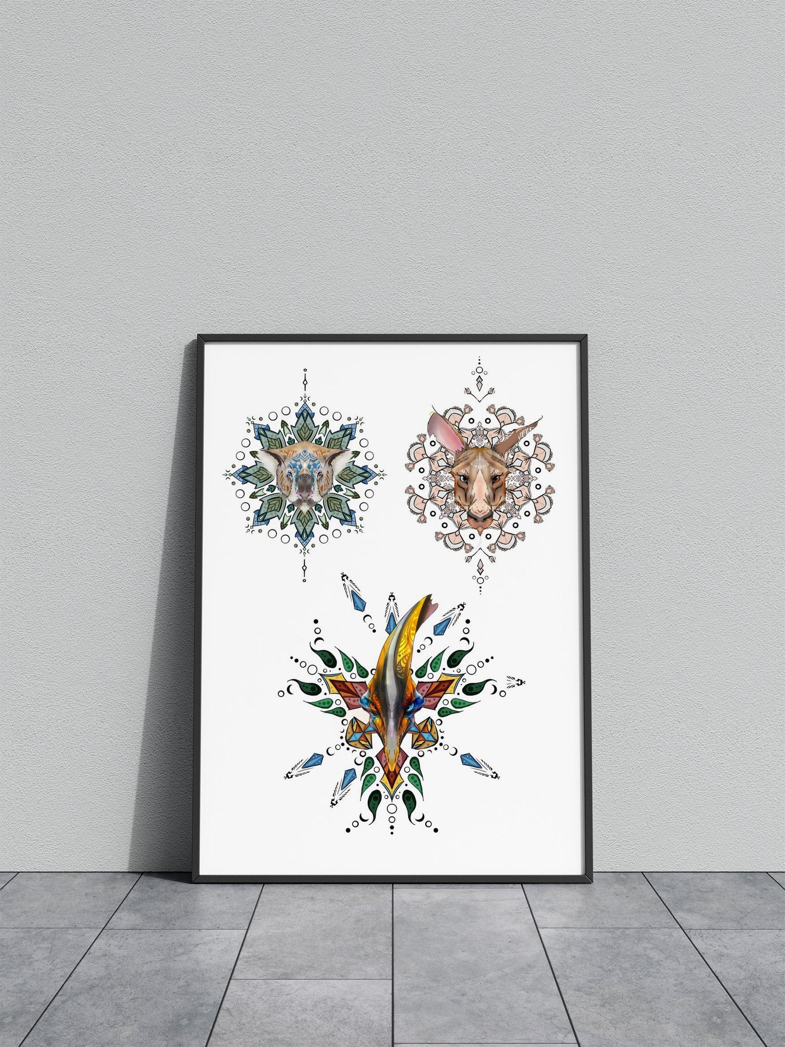 Mandala compilation 6 Asian Style Poster | Wall Art for Home & Office | High-Quality Print - High-Quality Visual Display