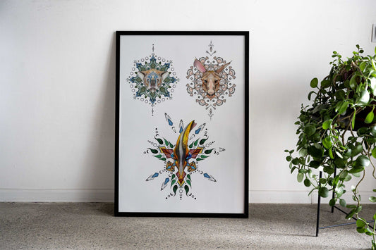 Mandala compilation 6 Asian Style Poster | Wall Art for Home & Office | High-Quality Print - High-Quality Visual Display