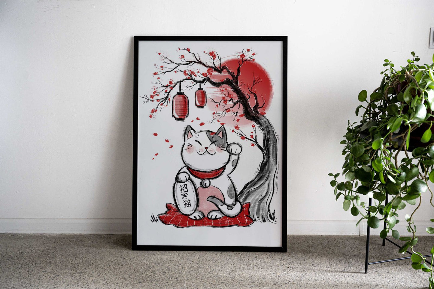 ManekiNeko Asian Style Poster | Wall Art for Home & Office | High-Quality Print - High-Quality Visual Display