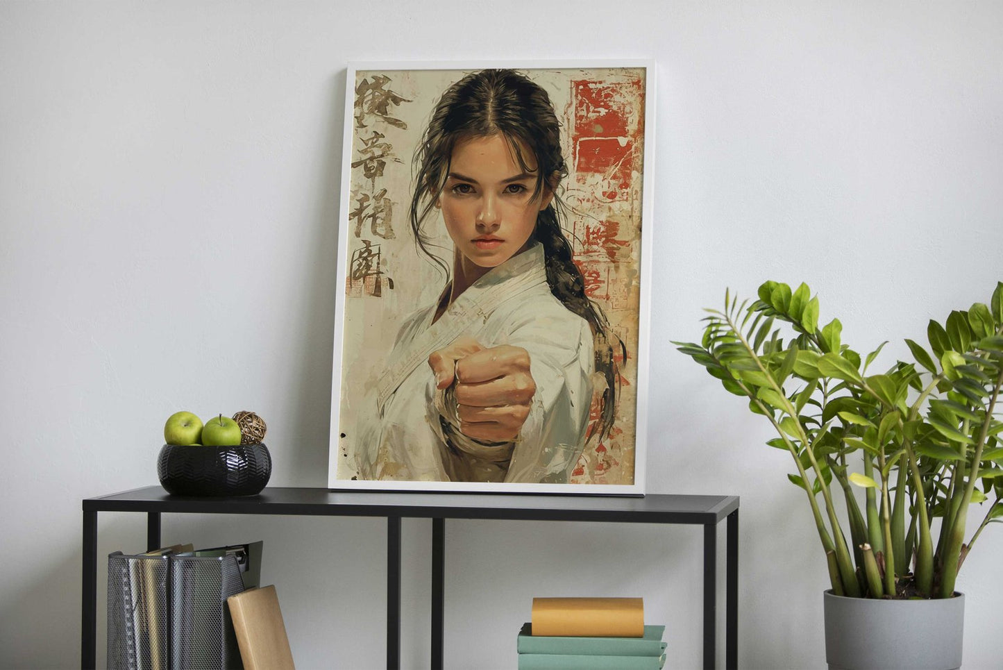 Martial Arts Woman Asian Style Poster | Wall Art for Home & Office | High-Quality Print - High-Quality Visual Display