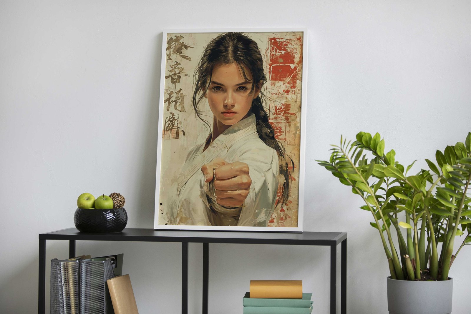 Martial Arts Woman Asian Style Poster | Wall Art for Home & Office | High-Quality Print - High-Quality Visual Display